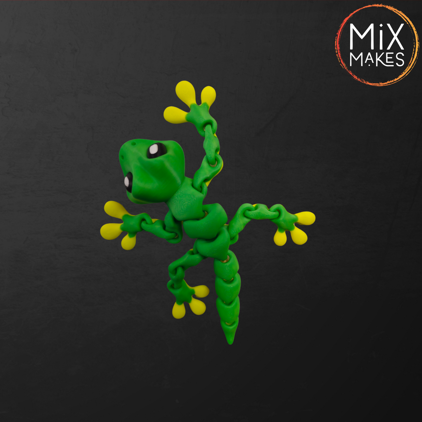 Gecko with magnetic pads