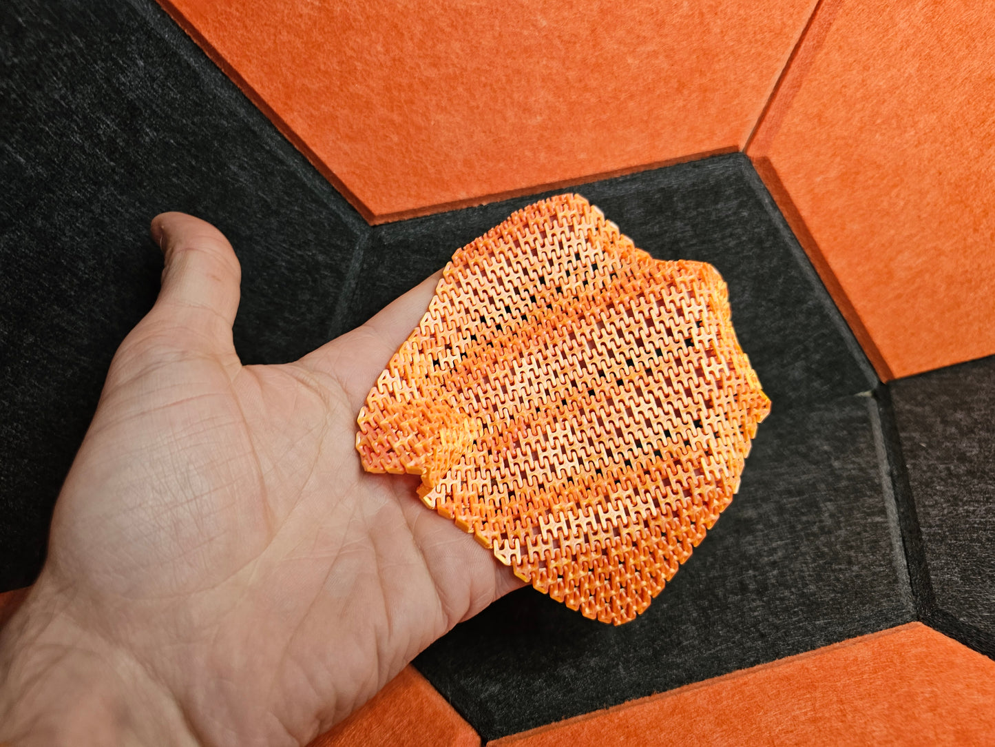 3d Printed Chainmail Fidget - Flexible, Flippable Fun