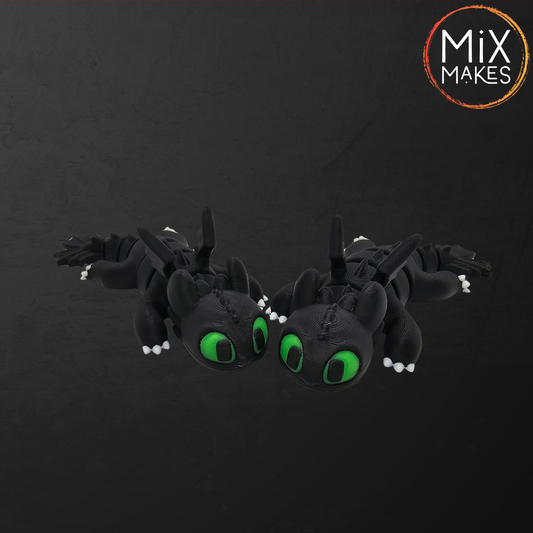 Toothless Night Fury Articulated Fidget