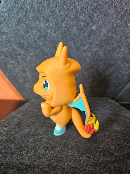 Charmander in Charizard Onesie